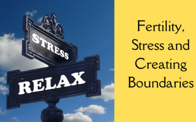 Fertility, Stress and Creating Boundaries